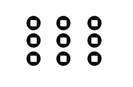 고온 및 내식성 다이 커팅 씰링 링.