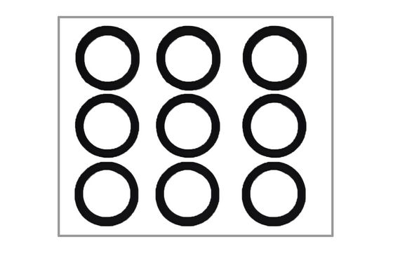 밀봉된 렌즈 쉐이딩 다이 커팅 폼이 카메라에 적용됨